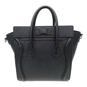 Celine Black Shoulder Shopper Luggage Handbag Bag